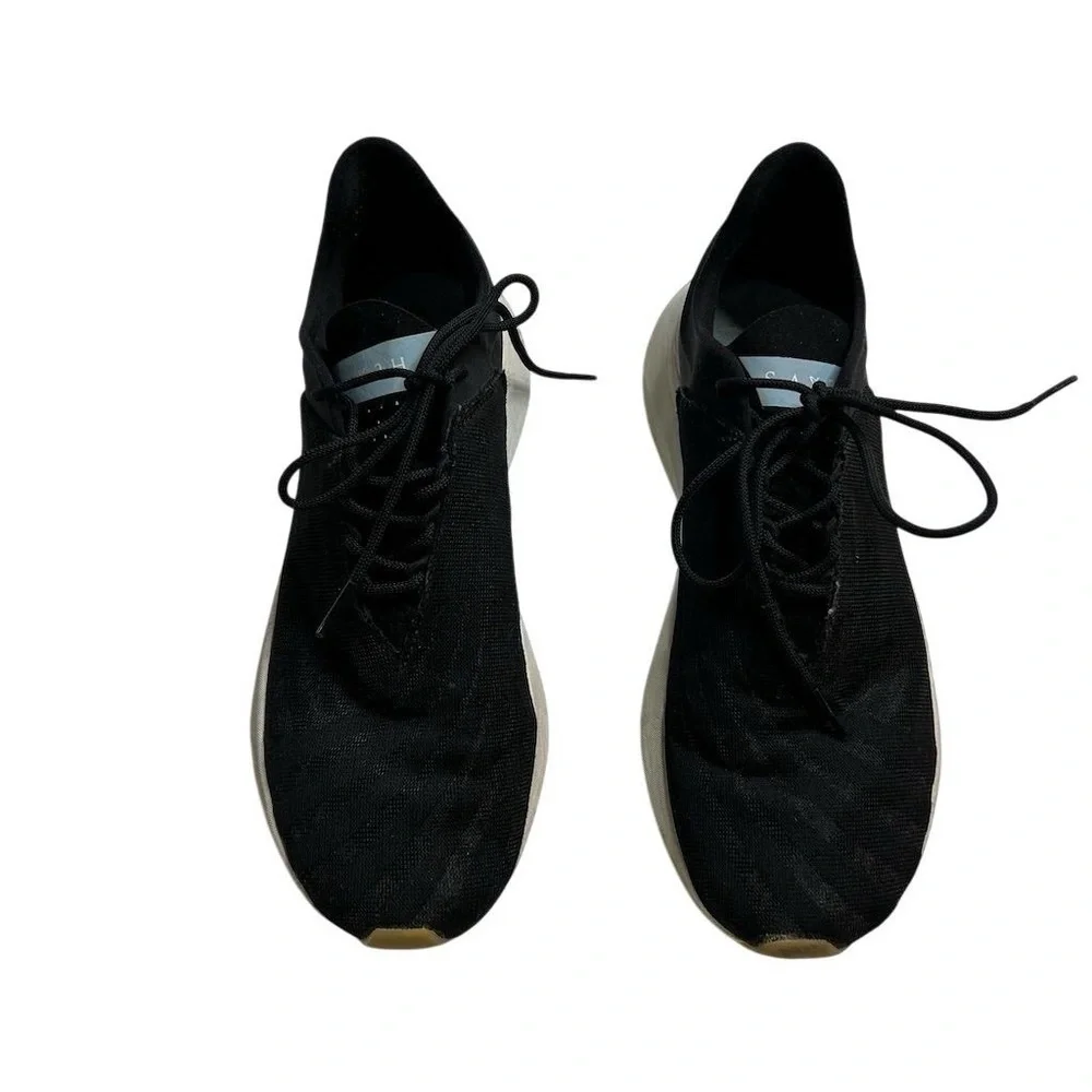 Saysh One Women's Black Sneakers Size 6 Lightweight Casual Shoes‎